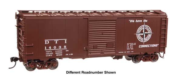 Walthers 910-45209 40' ACF Welded Boxcar DT&I - Detroit, Toledo & Ironton #14043 HO Scale