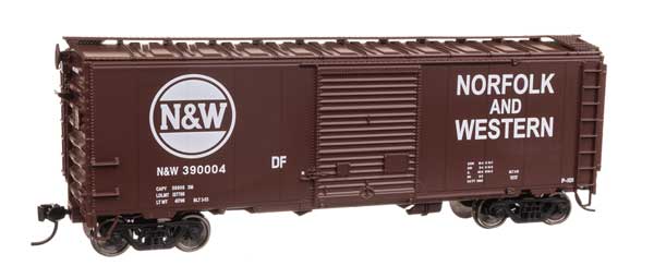 Walthers 910-45216 40' ACF Welded Boxcar N&W - Norfolk & Western #390004 HO Scale