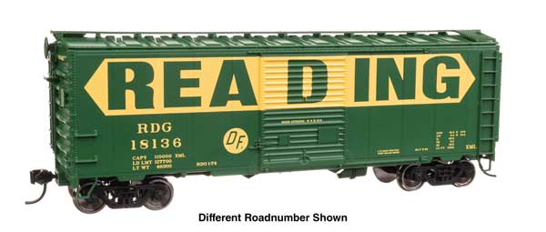 Walthers 910-45221 40' ACF Welded Boxcar RDG - Reading #18144 HO Scale