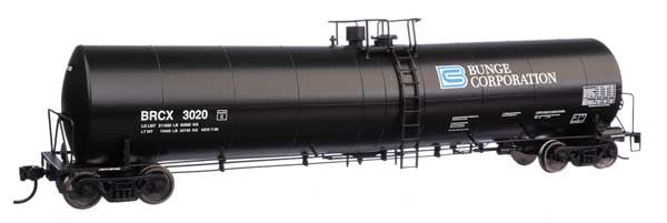 Walthers 910-48208 Trinity 25,000-Gallon Tank Car Bunge Corp. BRCX #3020 HO Scale