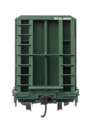 Walthers 910-50601 68' Bulkhead Flatcar BCOL British Columbia #66501 HO Scale