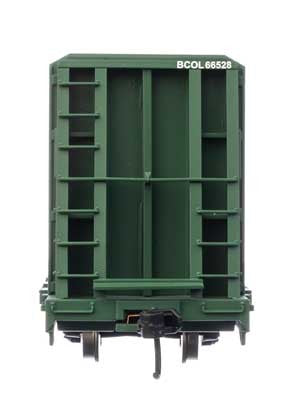 Walthers 910-50602 68' Bulkhead Flatcar BCOL British Columbia #66528 HO Scale