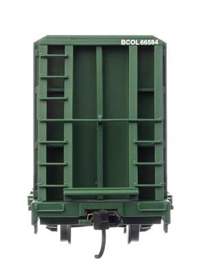 Walthers 910-50603 68' Bulkhead Flatcar BCOL British Columbia #66584 HO Scale