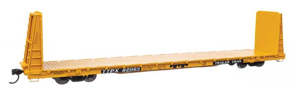 Walthers 910-50614 68' Bulkhead Flatcar TTPX #82063 HO Scale