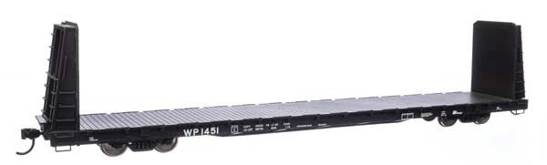 Walthers 910-50619 68' Bulkhead Flatcar WP Western Pacific #1451 HO Scale