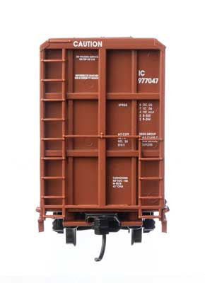 Walthers 910-50712 72' Centerbeam Flatcar with Standard Beam - IC Illinois Central #977047 HO Scale