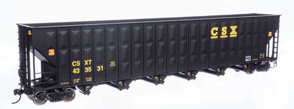 Walthers 910-56313 7000cf Wood Chip Hopper Csxt Csx #433531 Ho Scale 