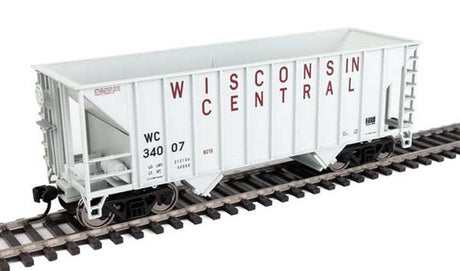 Walthers 910-56632 34' 100-Ton 2-Bay Hopper - Wisconsin Central WC #34007 HO Scale