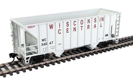 Walthers 910-56635 34' 100-Ton 2-Bay Hopper - Wisconsin Central WC #34047 HO Scale