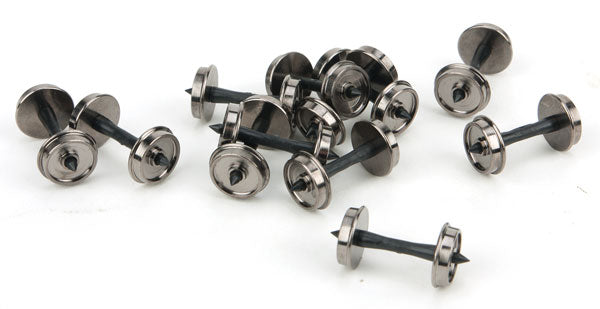 Walthers 2303 36" Turned Metal RP-25 Wheelsets -- With Plastic Axles pkg(12) HO Scale