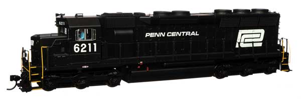 WalthersProto 920-41156 EMD SD45 PC Penn Central #6211 DCC & Sound HO Scale