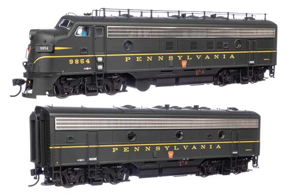 Walthers Proto 920-42539 EMD FP7 & F7B PRR Pennsylvania #9854A & 9854B DCC & Sound HO Scale