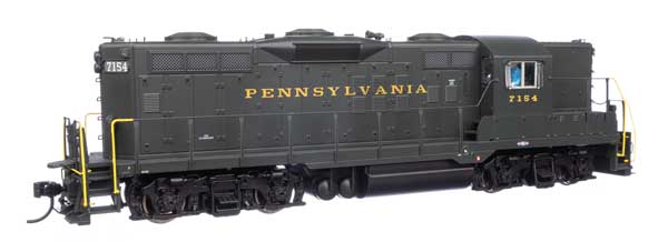 WalthersProto 42811 EMD GP9 PRR Pennsylvania #7154 (Brunswick Green, Dulux gold) DCC & Sound HO Scale