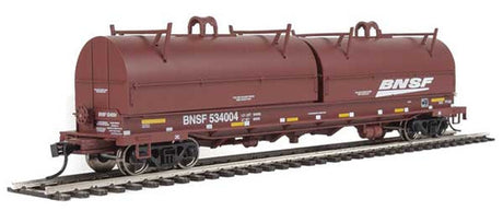 Walthers Proto 920-105238 50' Evan Coil Car - BNSF Railway #534004 (Round Hood, Boxcar Red, Wedge Logo) HO Scale