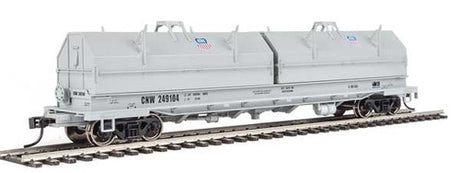 Walthers Proto 920-105257 50' Evan Coil Car - Union Pacific(R) CNW(TM) #249104 (Angled Hoods, gray, Small UP Shield) HO Scale