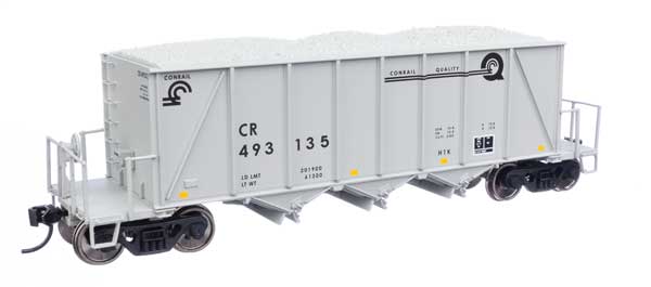 Walthers Proto 106031 40' Ortner 100-Ton Open Aggregate Hopper Conrail #493135 HO Scale