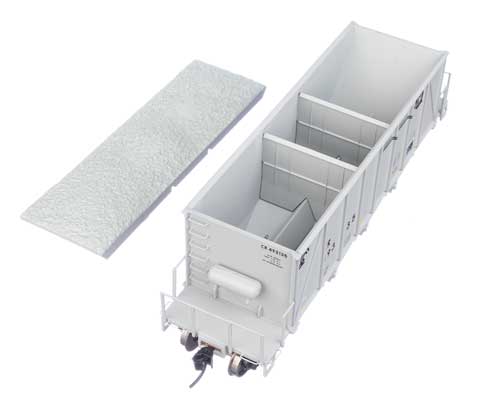 Walthers Proto 106031 40' Ortner 100-Ton Open Aggregate Hopper Conrail #493135 HO Scale