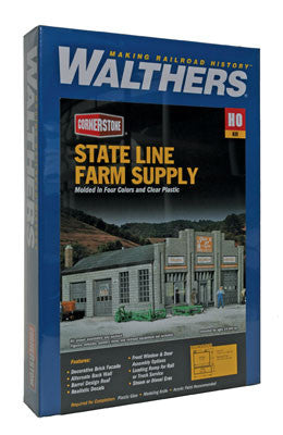 2912 Walthers State Line Farm Supply (HO Scale) Cornerstone Part# 933-2912