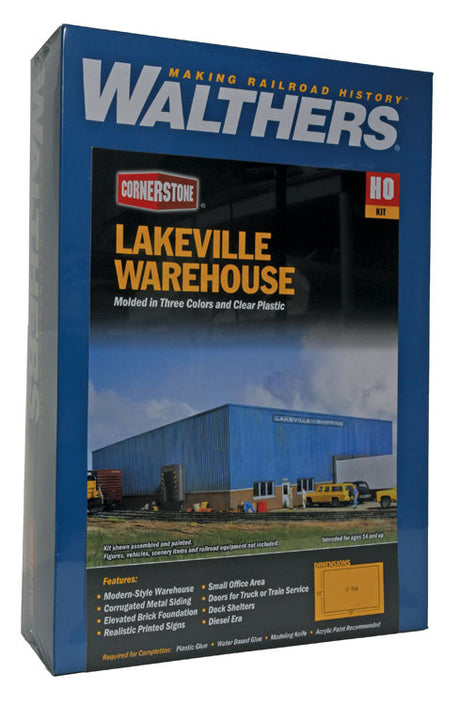 2917 Walthers Lakeville Warehouse (HO Scale) Cornerstone Part# 933-2917