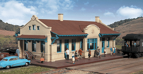 2920 Walthers Mission-Style Depot (HO Scale) Cornerstone Part# 933-2920