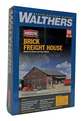 2954 Walthers Brick Freight House (HO Scale) Cornerstone Part# 933-2954