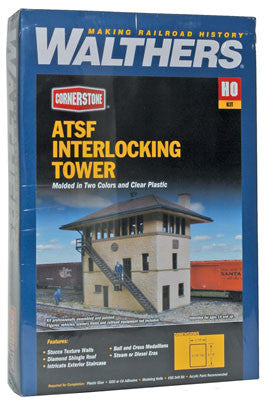2983 Walthers  ATSF Santa Fe Interlocking Tower (HO Scale) Cornerstone Part# 933-2983