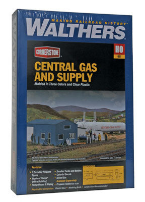 3011 Walthers Central Gas & Supply (Scale=HO) Cornerstone Part#933-3011