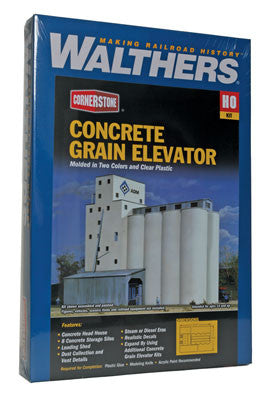 3022 Walthers ADM Grain Elevator (Scale=HO) Cornerstone Part#933-3022
