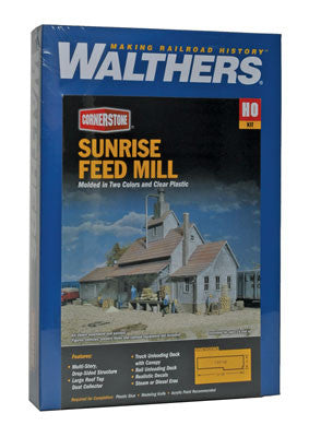 3061 Walthers Sunrise Feed Mill  (Scale=HO) Cornerstone Part#933-3061