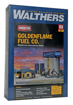 3087 Walthers Goldenflame Fuel Co. (Scale=HO) Cornerstone Part#933-3087