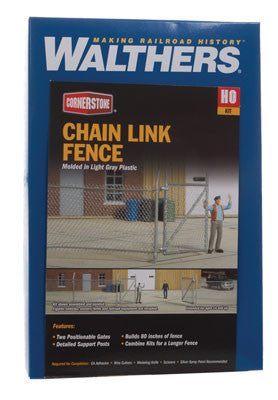 3125 Walthers  Chain Link Fence (HO Scale) Part#933-3125