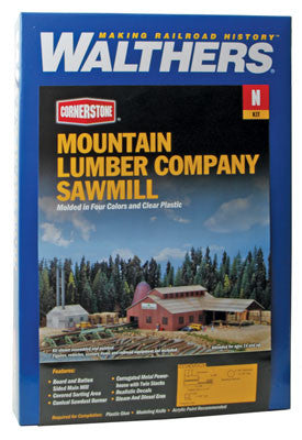 3236 Walthers Mountain Lumber Company Sawmill (N Scale) Cornerstone Part# 933-3236