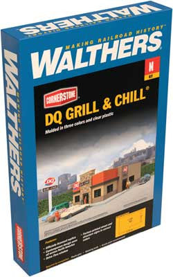 Walthers 933-3846 DQ Grill & Chill (R)  (Scale=N) Cornerstone Part#933-3846