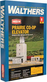 3860 Walthers Prairie Co-Op Elevator (N Scale) Cornerstone Part# 933-3860