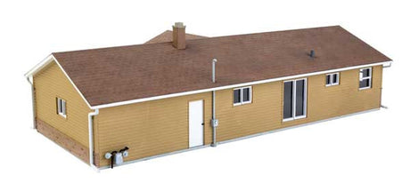 Walthers 933-4155 Ranch House with Attached 2-Car Garage HO Scale
