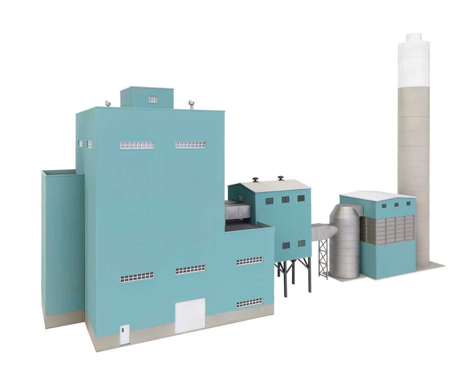 Walthers 933-4172 Lakefront Energy Power Plant with Dust Collector HO Scale