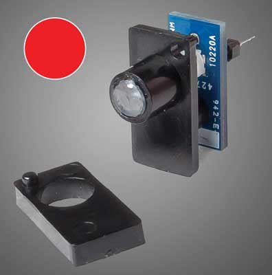 Walthers 942-156  Single Color LED Fascia Indicator - Walthers Layout Control System -- Red Part#942-156