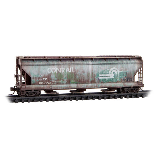 Micro-Trains 094 44 960 3 Bay Hopper Conrail ex-Penn Central ex-NYC Rd# 886293 N Scale