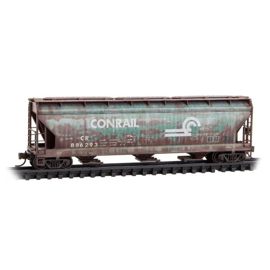 Micro-Trains 094 44 960 3 Bay Hopper Conrail ex-Penn Central ex-NYC Rd# 886293 N Scale