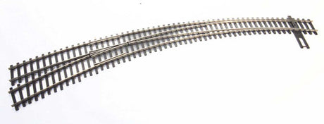 Walthers 948-83061 Code 83 DCC-Friendly Left Hand Curved Turnout - 20 and 24" Radii HO Scale