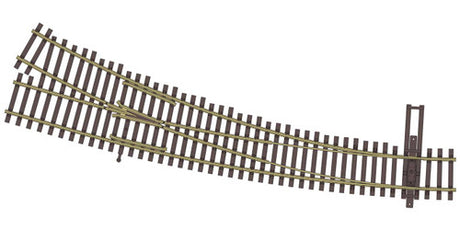 Walthers 948-83068 Code 83 DCC-Friendly Curved Right Hand Turnout - 24 and 36" Radii HO Scale