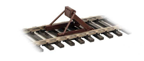 Walthers 948-83109  Assembled Rust Brown Track Bumper 4-Pack Code 100 or 83 HO Scale