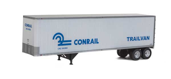 Walthers 949-2504 40' Trailmobile Trailer 2-Pack Conrail - Assembled HO Scale SceneMaster
