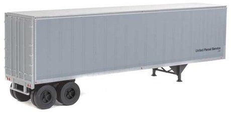 Walthers 949-2509 40' Trailmobile Trailer 2-Pack United Parcel Service (gray) - Assembled HO Scale SceneMaster