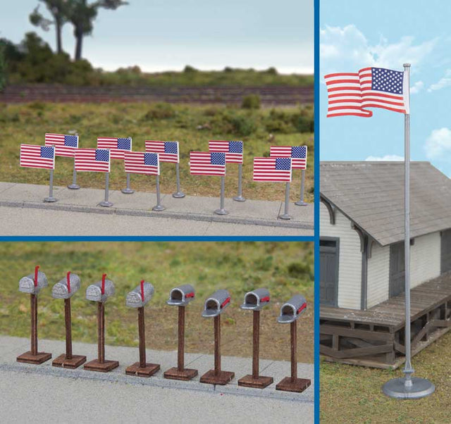 Image for 949-4166 US 50Str Flag/Mailbox 19/