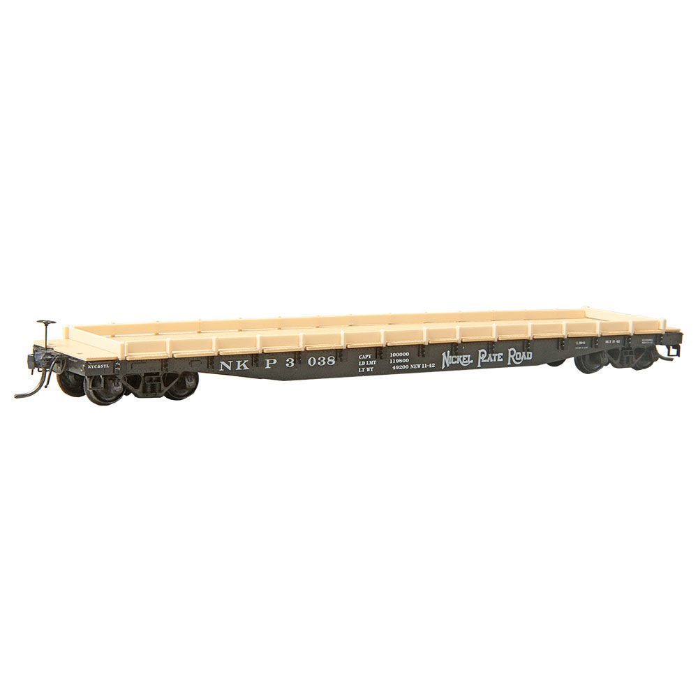 Kadee 9505 50 Ton AAR Flat Car Nickel Plate NKP #3038 HO Scale