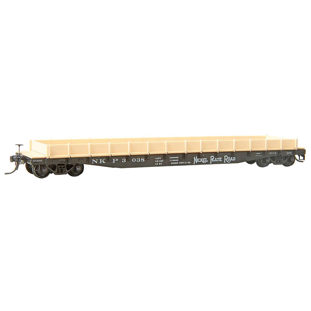 Kadee 9505 50 Ton AAR Flat Car Nickel Plate NKP #3038 HO Scale