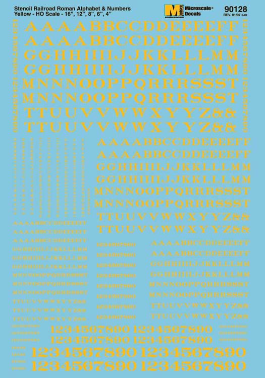 Image for 460-90128 Stencil Rlrd Roman DlxGld