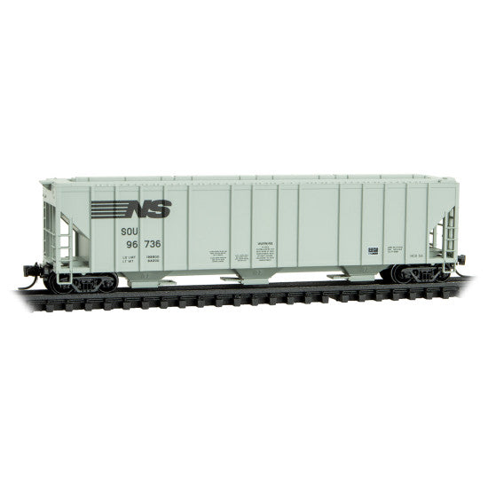 MICRO TRAINS 099 00 390 3-Bay Covered Hopper Norfolk Southern - Rd# 96736 N Scale