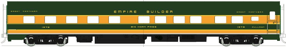 Estate Sale Used As Is RailSmith- GN Great Northern Empire Builder sleeper ‘Big Horn Pass’ N Scale
